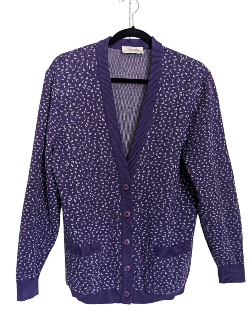 Lili Ann Purple Cardigan VNTG